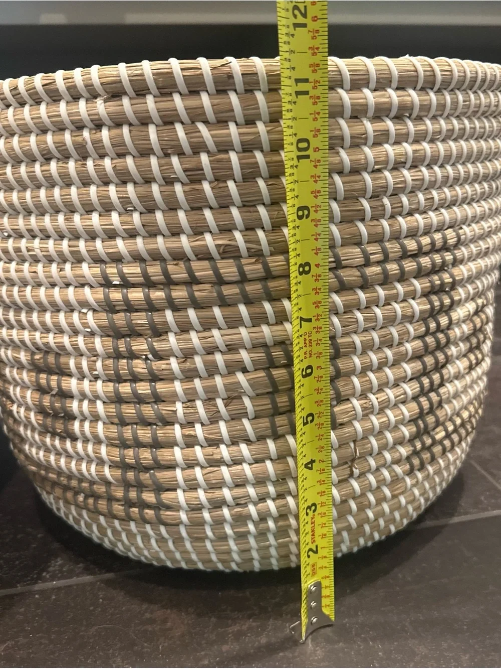Crate&Barrel handmade Seagrass Baskets (set of 3)